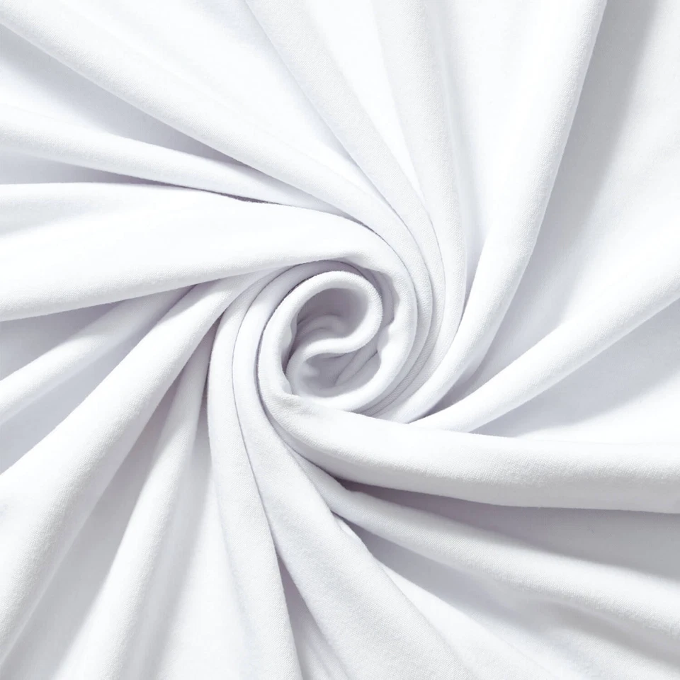 DTY Tecido Escovado Dupla Face 4 Vias Jersey Elástico Vestuário de Malha Vendido BTY - Imagem 1 de 1