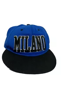 Gorra de béisbol vintage retro azul milano negra talla única - Imagen 1 de 4