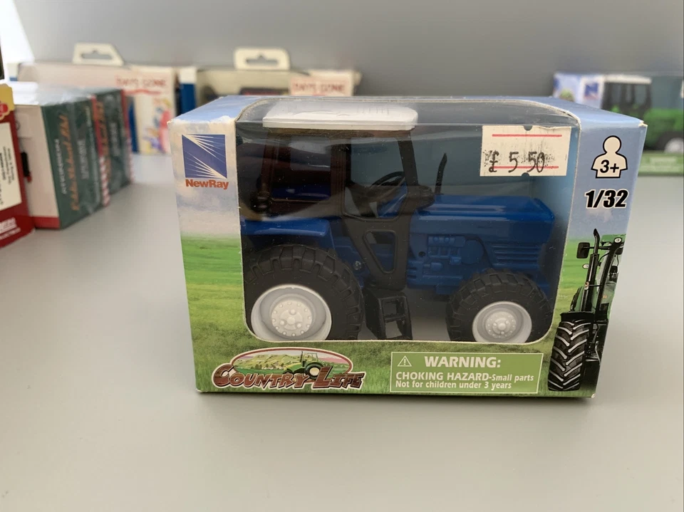 newray tractor Blue Country Life 1:32 - Image 1 of 1