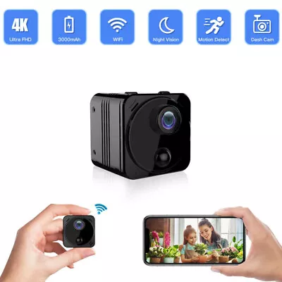 Hochwertige 4K Mini Wireless Kamera WiFi IP Cam IR Nacht 1080P HD Home Security - Bild 1 von 4