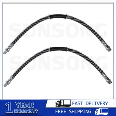 For 2007~2010 Mercedes-Benz CL550 2x Front Sunsong Brake Hydraulic Hose - Image 1 of 4