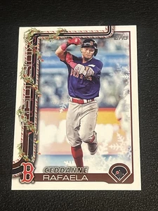 2025 Topps Series 1 - Future Stars Ceddanne Rafaela #148 Holiday - Bild 1 von 2