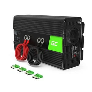 Omvormer 24V Naar 230V 1000W Gemodificeerde Sinusgolf. - Afbeelding 1 van 6
