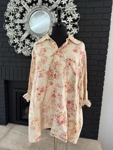 Magnolia Pearl Cotton Flax Raya Tunika in Mother Rose OS - Bild 1 von 4