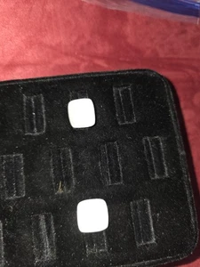 Quadratische Manschettenknöpfe Sterlingsilber - Bild 1 von 4