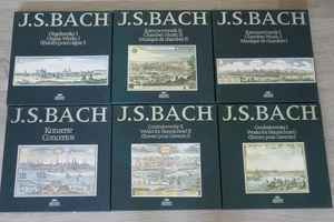 6 x Bach 33 Rpm Records Box Set Classical 54 Lp's - Picture 1 of 10