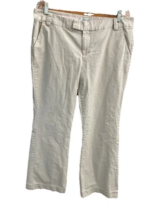 Pantalones American Eagle Vintage Caqui Pierna Acampanada Talla 14 tiro bajo Foto 1 de 4