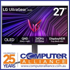 27" LG UltraGear 27GS93QE-B QHD 240Hz OLED Gaming Monitor - Picture 1 of 3