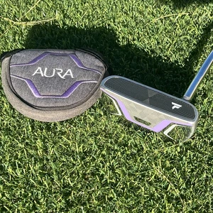 Top-Flite Golf Club Aura Women's Mallet Putter No.2 Ladies Flex 33” RH W/ Cover - Picture 1 of 10