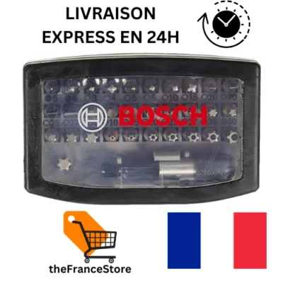 Coffrets d'embouts de vissage Extra Hard Bosch Accessories 32 pièces PH PZ TH… - Photo 1/4