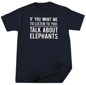 Elephants T Shirt Save Rescue Elephants Tee Birthday Christmas Gift Save Animals - Picture 1 of 3