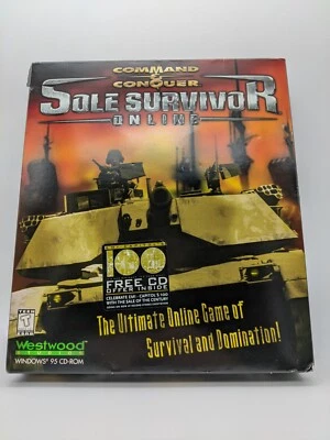 Command & Conquer Sole Survivor Online (PC, USA, CD) WestWood Big Box complete - Image 1 of 4
