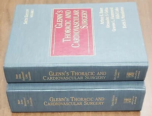 GLENN'S THORACIC AND CARDIOVASCULAR SURGERY - 6TH EDITION - 2 VOLUMES - Picture 1 of 3