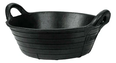 PROSTABLE Rubber Non Breakable Feed Skip Bucket Trough 11ltr Horses Ponies Donkeys