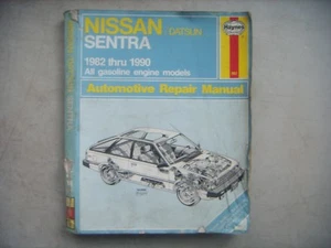 Nissan Sentra, Haynes Repair Manual, Service Guide 1982-1990. Book - Picture 1 of 1