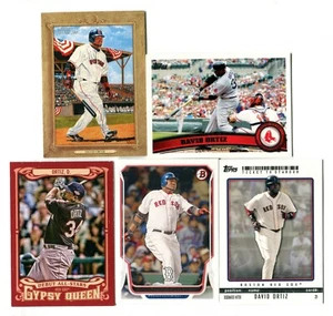 Lote de 5 tarjetas de béisbol David Ortiz MINNESOTA TWINS BOSTON RED SOX (LOTE 71) - Imagen 1 de 1