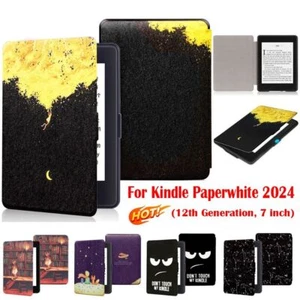 Auto Wake/Sleep eReader Cover for Kindle Paperwhite 2024 7inch 12th Generation - Picture 1 of 31