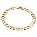 Pre-Owned 9ct Yellow Gold 9 Inch Curb Bracelet 230mm(9")
