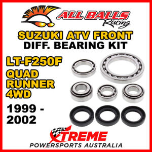 25-2022 For Suzuki LTF 250F 4WD QUAD RUNNER 99-02 ATV FRONT DIFFERENTIAL BEARING