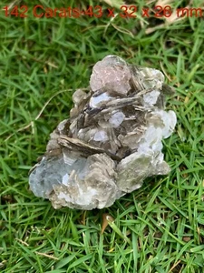 Pink Fluorite Combine With Aquamarine And Mica.Rare Combine Specimen, Collection - Picture 1 of 9