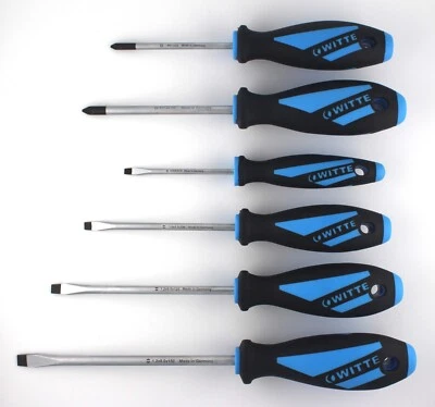 WITTE MAXX Professional screwdriver set - 6 Pieces, Slotted and Phillips - Image 1 of 4