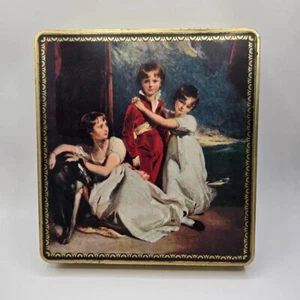 Vintage Tin w/ Famous Portrait of children of Sir Samuel Fludyer painted 1806 - Picture 1 of 10