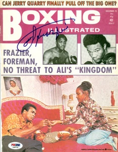Joe Frazier Autographed Signed Boxing Illustrated Magazine Cover PSA/DNA #S48735 - Picture 1 of 2