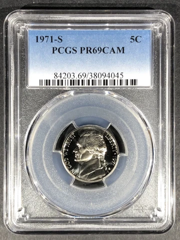 1971-S Proof Jefferson Nickel PCGS PR-69 CAM, Buy 3 Items, Get $5 Off!! Cover