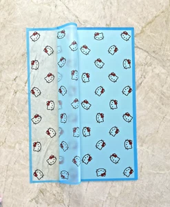 Hello Kitty Blue Korean Wrapping paper Waterproof 20 Sheets - Same Day Shipping - Picture 1 of 1