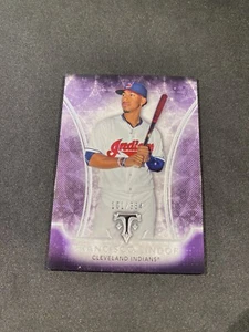 2015 Topps Triple Threads - Amethyst #15 Francisco Lindor /354 (RC) Indians Mets - Picture 1 of 2