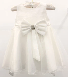 Abito vestito bambina battesimo damigella elegante compleanno 12 mesi tulle girl - Picture 1 of 3