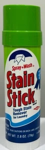 Spray n Wash bâton de lessive détachant 2,8 oz daté 1990 neuf ancien stock - Photo 1/5
