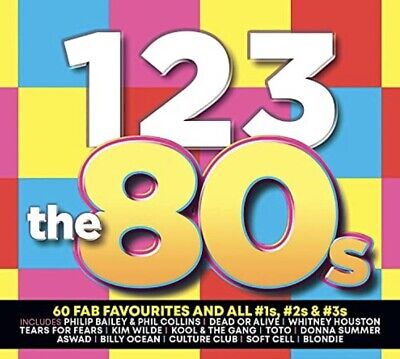 123 The 80s CD (2021) NEW AND SEALED 3 Disc Album Box Set Greatest Hits Best Of • 5.51£