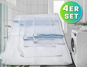 Wäschenetze ✴ 4er Set Wäschebeutel Waschmaschinennetz ☀ Urlaub/Reise-Kleidersack - Bild 1 von 5