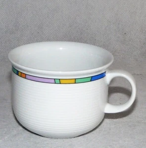 Thomas Porzellan Rosenthal Group Trend Surf Rand bunt die Kaffeetasse 8,5 cm Dm - Bild 1 von 2