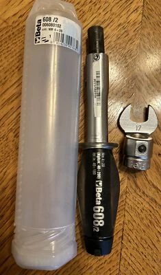 Barra de par tipo clic Beta Tools 608/2 con cabezal intercambiable de extremo abierto de 17 mm Foto 1 de 2