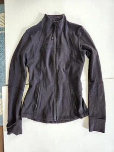 Lululemon Define Jacket sz 6 Womens Black Full Zip Track Field Running Gym - Picture 1 of 6