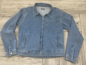 CHAQUETA NIYO DL1961 Lt Vista Denim Azul Jean Chaqueta Cremallera Completa Talla M - Imagen 1 de 9