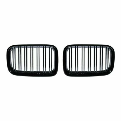 Guarnição de grade dianteira preta brilhante para BMW E36 M3 318i 325i 3-Series 1992-1996 - Imagem 1 de 4