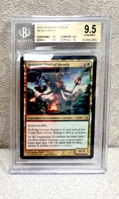 1/1 BGS 9.5 2014 Born of the Gods Xenagos, God of Revels (.5 away from BGS 10) - Image 1 of 2