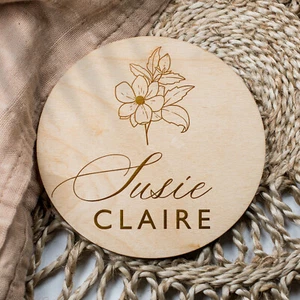 Nursery Wall Art, Baby Shower Gift, New Mom Gift, Baby Nursery Decor, Name Sign - Picture 1 of 2