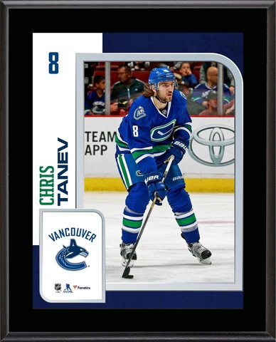 Christopher Tanev Vancouver Canucks 10.5x13 Player Plaque Authentic Cover
