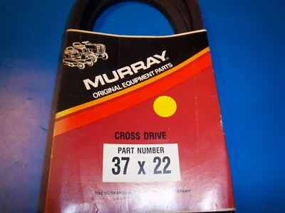 NUEVO Murray 37x22 Cross Drive Industrial V-Belt 1/2" x 99" OEM S50 S51 S112 Foto 1 de 2