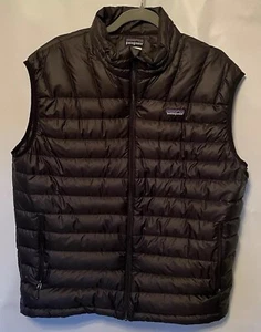 Mens Black Patagonia Puffer Vest - Picture 1 of 2