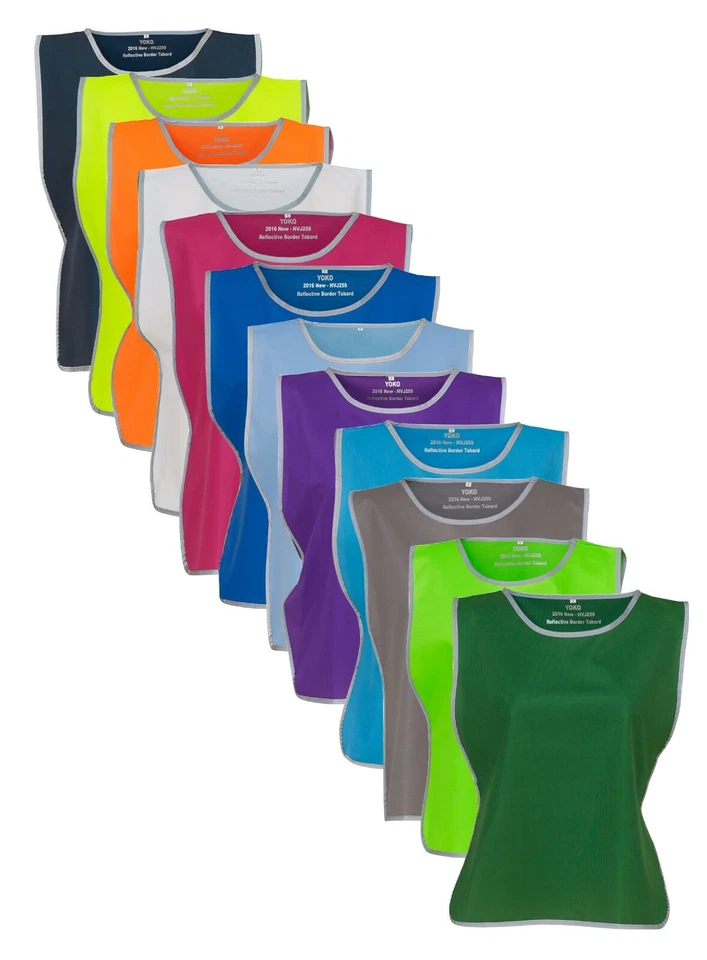Tabard Réfléchissant Haute Visibilité Hi-Vis Pour Hommes Femmes Enfants - Photo 1/1