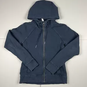 Lululemon Scuba Full Zip Hoodie Sweatshirt Blue 6 - Picture 1 of 7