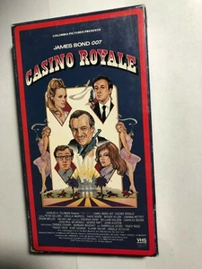 CASINO ROYALE JAMES BOND 007 PETER SELLERS, URSULA ANDREWS VHS 1986 COLUMBIA - Picture 1 of 2