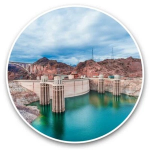 2 x Vinyl Stickers 20cm  - Hooer Dam Nevada USA  #45354 - Picture 1 of 8