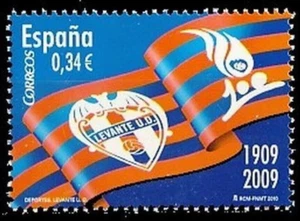 ESPAÑA (2010) SPAIN NUEVO MNH SPANIEN EDIFIL 4561 FUTBOL - CENTENARIO LEVANTE - Imagen 1 de 1