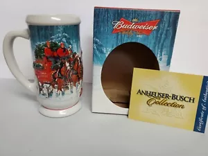 2007 Clydesdale Holiday Stein Collector Series Anheuser Busch Stein NIB w/ COA - Picture 1 of 3